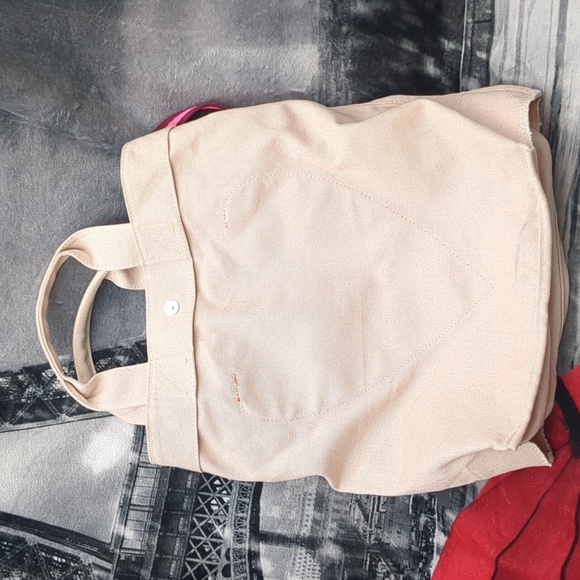 Stella And Dot Heart Canvas Tote Bag - Picture 11 of 11